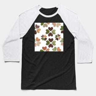 Heart Pattern Baseball T-Shirt